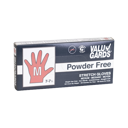 Valugards Poly Stretch Clear Medium Glove, 10 x 100 x 100 each Case - Disposables