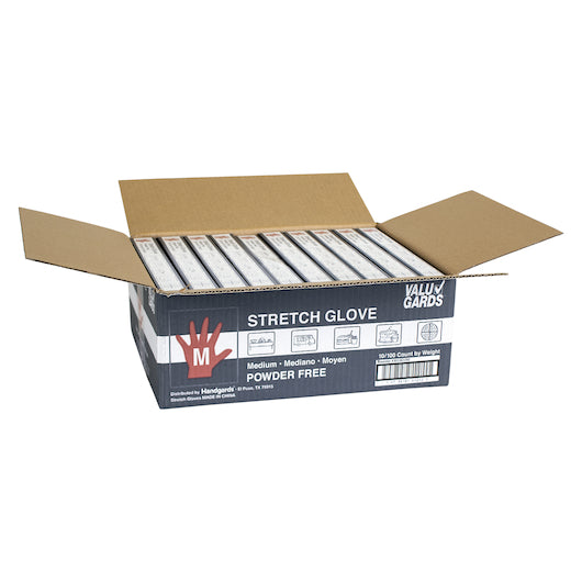 Valugards Poly Stretch Clear Medium Glove, 10 x 100 x 100 each Case - DOT product image 5