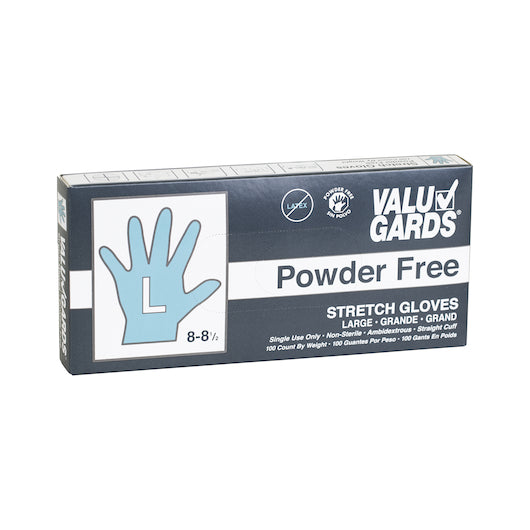 Valugards Poly Stretch Clear Large Glove, 10 x 100 x 100 each Case - Disposables