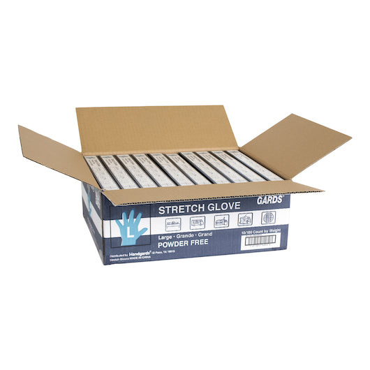 Valugards Poly Stretch Clear Large Glove, 10 x 100 x 100 each Case - DOT product image 5