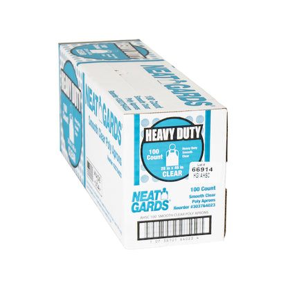 Neatgards Heavy Duty Smooth Clear Poly Apron, 1 x 100 x 100 each Case - DOT product image 4