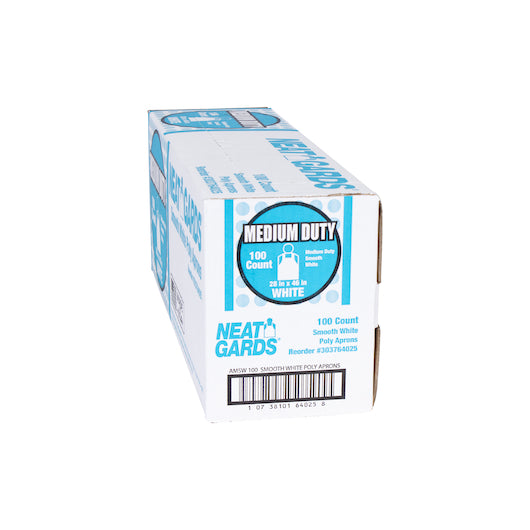 Hgi Medium Duty Smooth White Poly Apron, 1 x 100 x 100 each Case - DOT product image 4