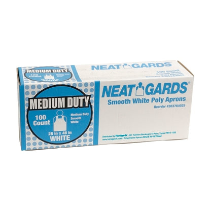 Hgi Medium Duty Smooth White Poly Apron, 1 x 100 x 100 each Case - DOT product image 5
