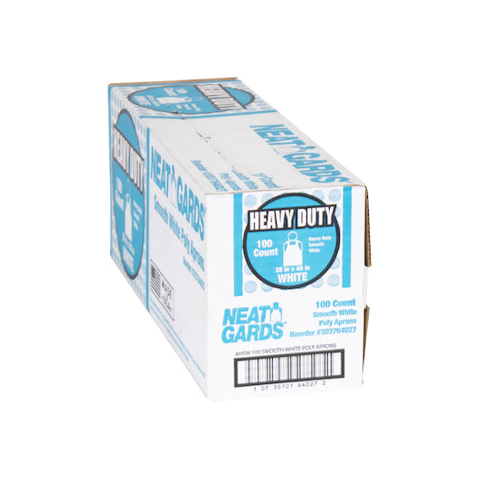 Hgi Heavy Duty Smooth White Poly Apron, 1 x 100 x 100 each Case - DOT product image 4