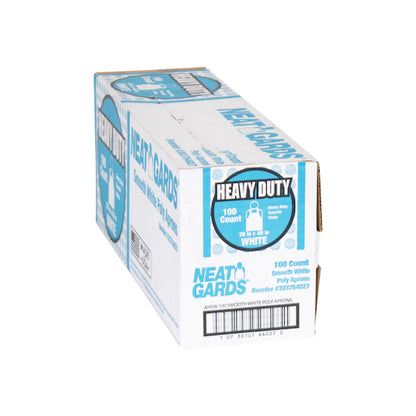 Hgi Heavy Duty Smooth White Poly Apron, 1 x 100 x 100 each Case - DOT product image 4