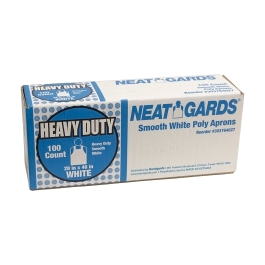 Hgi Heavy Duty Smooth White Poly Apron, 1 x 100 x 100 each Case - DOT product image 5