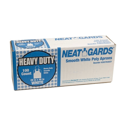 Hgi Heavy Duty Smooth White Poly Apron, 1 x 100 x 100 each Case - DOT product image 5