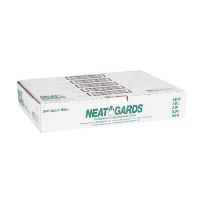 Neatgards Embossed Poly Adult Lobster Print Bib, 1 x 500 x 500 each Case - GS1 closed shipping case image
