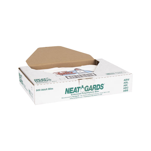 Neatgards Embossed Poly Adult Lobster Print Bib, 1 x 500 x 500 each Case - Bar Towels & Kitchen Textiles