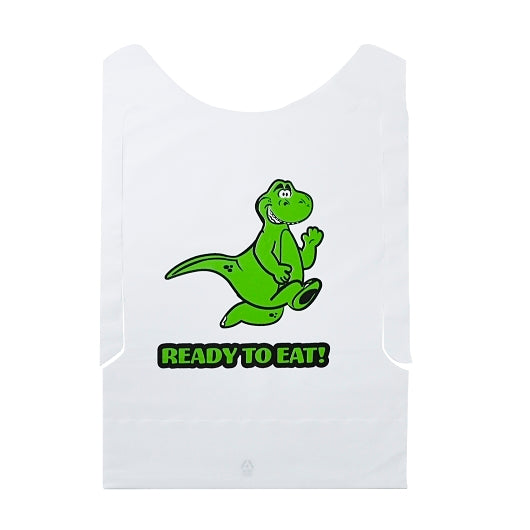 Neatgards Neat Gards Embossed Poly Child Dino Pals Print Bib, 1 x 500 x 500 each Case - Bar Towels & Kitchen Textiles