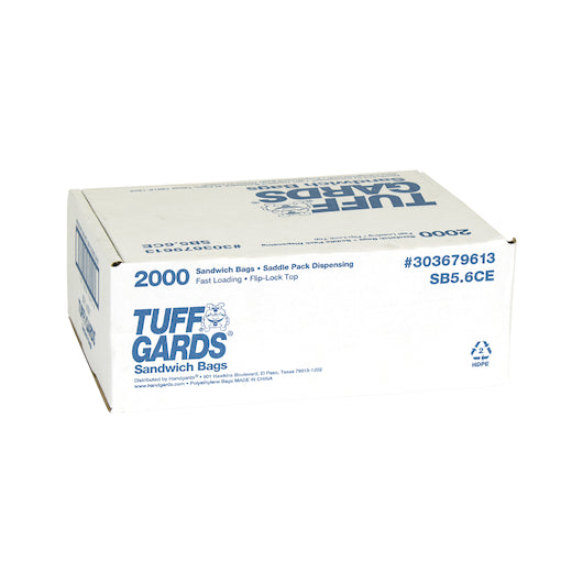 Handgards 5.5 Inch X 5.5 Inch High Density Clear Saddle Printed Cookie Bag, 1 x 2000 x 2000 each Case - DOT product image 4