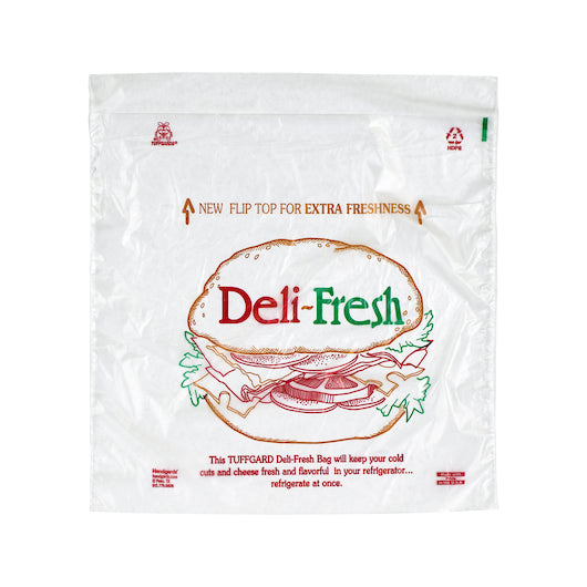 Handgards High Density 8.5 Inch X 8.5 Inch Printed Deli Fresh High Density Saddle Deli Bag, 1 x 2000 x 2000 each Case