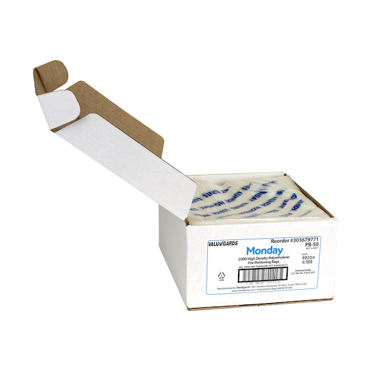 Valugards Bag High Density Saddle Preportion Bag Printed Monday Blue, 1 x 2000 x 2000 each Case - DOT product image 4