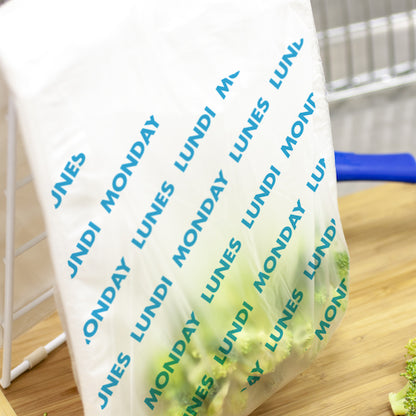 Valugards Bag High Density Saddle Preportion Bag Printed Monday Blue, 1 x 2000 x 2000 each Case - DOT product image 6
