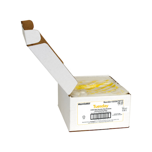 Valugards BAG HIGH DENSITY SADDLE PREPORTION BAG PRINTED TUESDAY YELLOW, 1 x 2000 x 2000 each Case - DOT product image 4