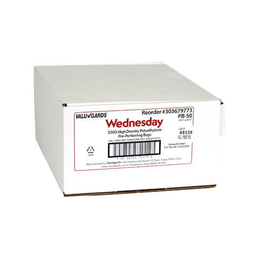 Valugards BAG HIGH DENSITY SADDLE PREPORTION BAG PRINTED WEDNESDAY RED, 1 x 2000 x 2000 each Case - DOT product image 5