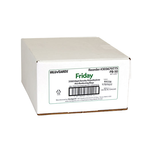 Valugards BAG HIGH DENSITY SADDLE PREPORTION BAG PRINTED FRIDAY GREEN, 1 x 2000 x 2000 each Case - DOT product image 2