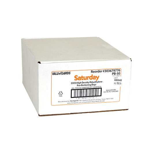 Handgards Hgi High BAG HIGH DENSITY PREPORTION BAG PRINTED SATURDAY ORANGE, 1 x 2000 x 2000 each Case - DOT product image 2