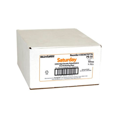 Handgards Hgi High BAG HIGH DENSITY PREPORTION BAG PRINTED SATURDAY ORANGE, 1 x 2000 x 2000 each Case - DOT product image 3