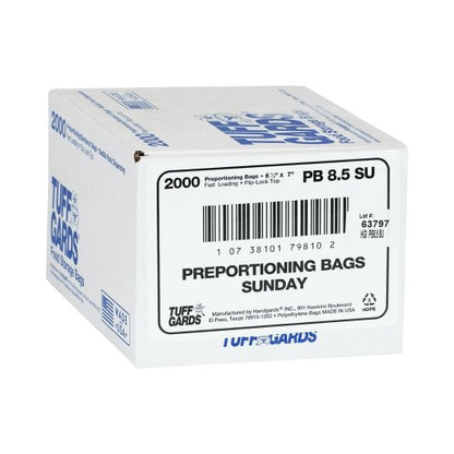 Handgards 2M High Density Black Sunday Preportioning Bag, 1 x 2000 x 2000 each Case - DOT product image 3