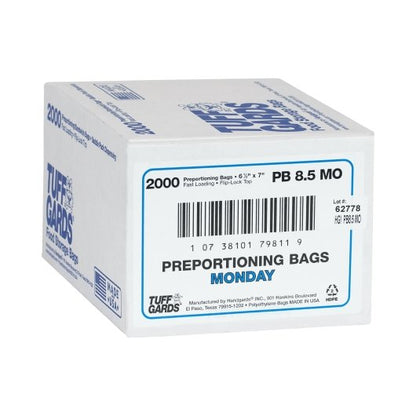 Handgards 2M High Density Blue Monday Preportioning Bag, 1 x 2000 x 2000 each Case - DOT product image 3