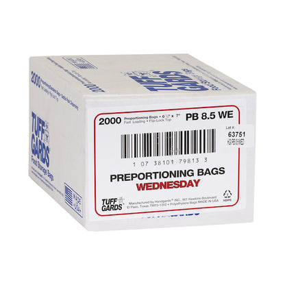 Handgards High Density 2M High Density Red Wednesday Preportioning Bag, 1 x 2000 x 2000 each Case - DOT product image 4