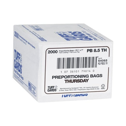 Handgards 2M High Density Brown Thursday Preportioning Bag, 1 x 2000 x 2000 each Case - DOT product image 3