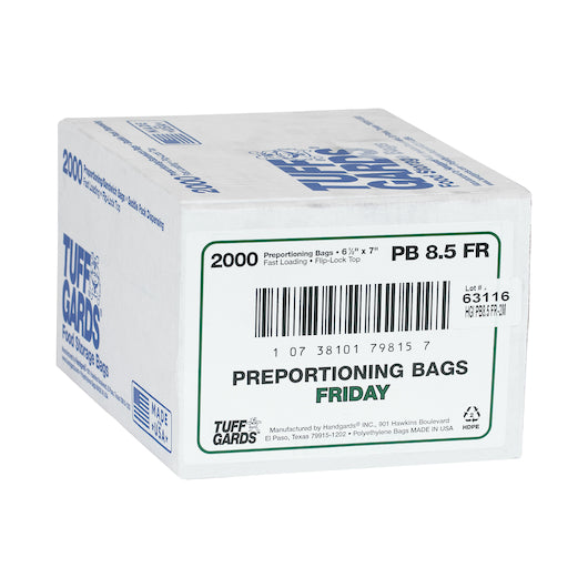 Tuffgards 2M High Density Green Friday Preportioning Bag, 1 x 2000 x 2000 each Case - DOT product image 2