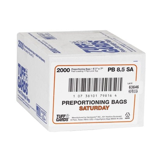 Handgards 2M High Density Orange Saturday Preportioning Bag, 1 x 2000 x 2000 each Case - DOT product image 3