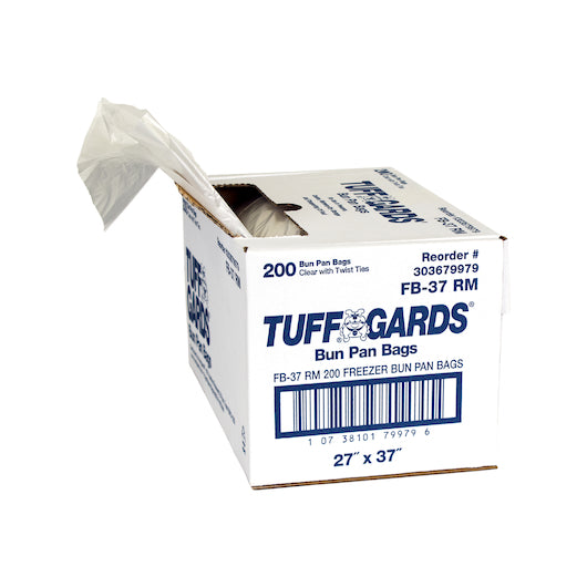 Hgi High Density Roll Pack With Twist Tie Closure 27 Inch X 37 Inch Clear Flat Bun Pan Bag, 1 x 200 x 200 each Case - DOT product image 4