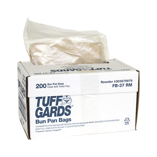 Hgi High Density Roll Pack With Twist Tie Closure 27 Inch X 37 Inch Clear Flat Bun Pan Bag, 1 x 200 x 200 each Case - DOT product image 5
