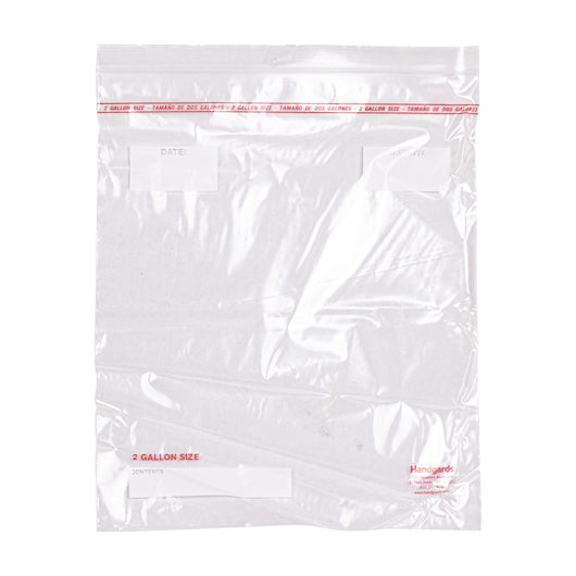 Handgards 13 Inch X 15.5 Inch 2G Recloseable Low Density Bag, 1 x 100 x 100 each Case - Disposables