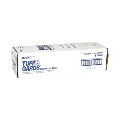 Tuffgards High Density 3.5 Inch X 10.75 Inch Flat Pack Silverware Bag, 1 x 2000 x 2000 each Case - GS1 closed shipping case image