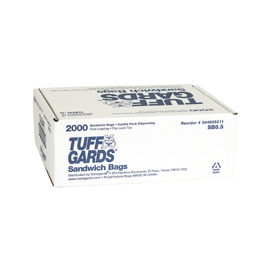 Tuffgards 6.5"X7" Sandwich Bag, 10 x 200 x 200 each Case - GS1 closed shipping case image