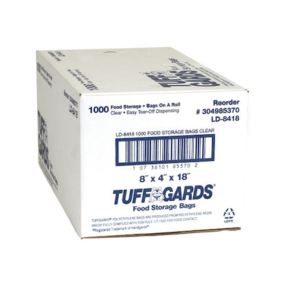 Handgards Low Density BAG LOW DENSITY POLY ROLL PACK 8X4X18 1.2ML., 2 x 500 x 500 each Case - DOT product image 2