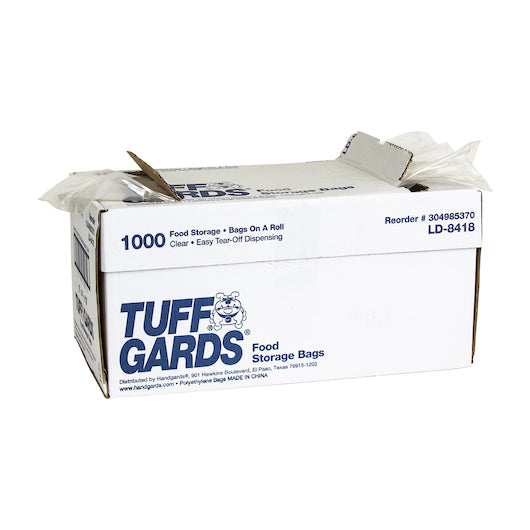 Handgards Low Density BAG LOW DENSITY POLY ROLL PACK 8X4X18 1.2ML., 2 x 500 x 500 each Case - DOT product image 6