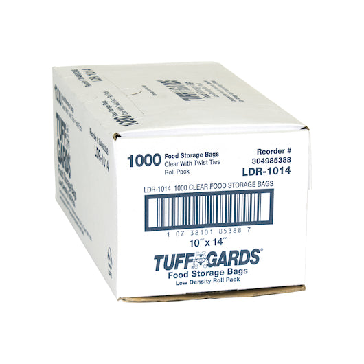 Tuffgards BAG LOW DENSITY ROLL PACK 10X14 FOOD STORAGE, 1 x 1000 x 1000 each Case - DOT product image 2