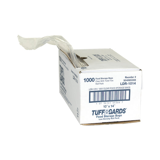 Tuffgards BAG LOW DENSITY ROLL PACK 10X14 FOOD STORAGE, 1 x 1000 x 1000 each Case - DOT product image 5