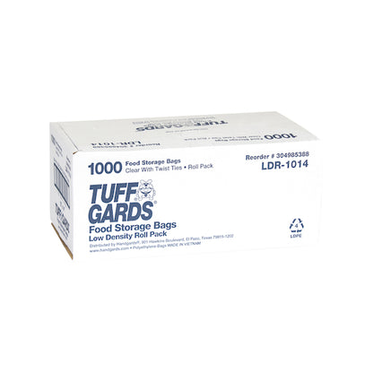 Tuffgards BAG LOW DENSITY ROLL PACK 10X14 FOOD STORAGE, 1 x 1000 x 1000 each Case - DOT product image 4