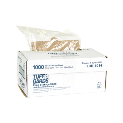 Tuffgards BAG LOW DENSITY ROLL PACK 10X14 FOOD STORAGE, 1 x 1000 x 1000 each Case - DOT product image 6