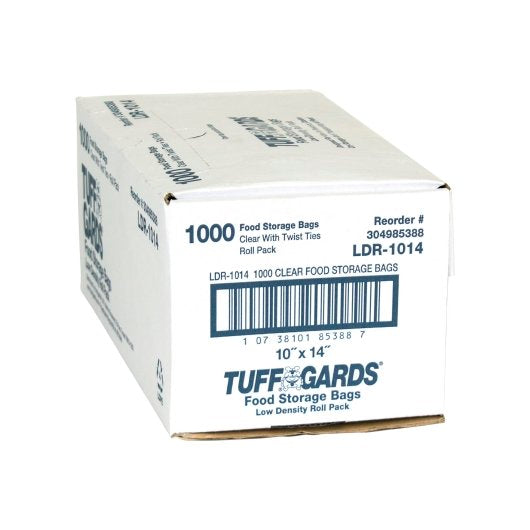 Tuffgards BAG LOW DENSITY ROLL PACK 10X14 FOOD STORAGE, 1 x 1000 x 1000 each Case - DOT product image 3