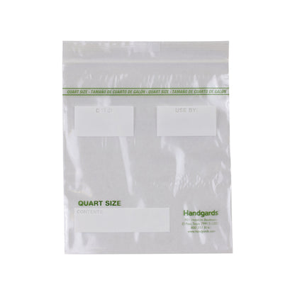 Zipgards Zipgard Freezer Bag Quart 2.7mil, 1 x 500 x 500 each Case - Disposables