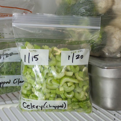 Zipgards ZIPGARD FREEZER BAG QUART 2.7MIL, 1 x 500 x 500 each Case - GS1 product-in-use image