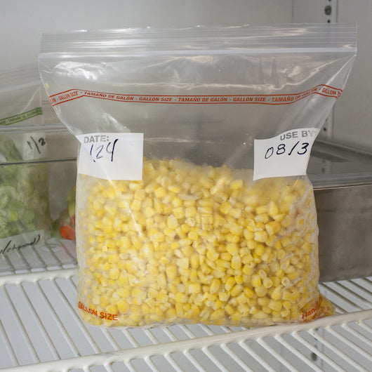 Zipgards 2.7 Mil Low Density Clear Resealable Gallon Size Dispenser Pack Freezer Bag, 1 x 200 x 200 each Case - GS1 product-in-use image