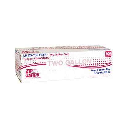 Zipgards ZIPGARD FREEZER BAG TWO GALLON 2.7MIL, 1 x 100 x 100 each Case - GS1 closed shipping case image