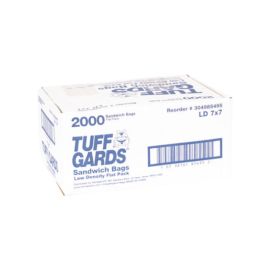 (Price/Case)Handgards 304985495 Bag Sandwich Low Density Flat 7X - DOT product image 2
