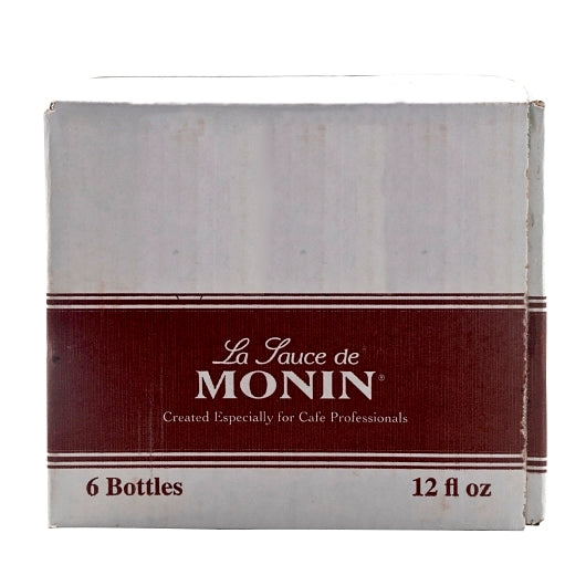 Monin Dark Chocolate Sauce, 6 x 12 fl oz Case - Beverages