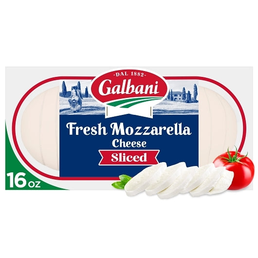 Galbani Fresh Mozzarella Sliced Log, 6 x 16 oz Case - DOT product image 4