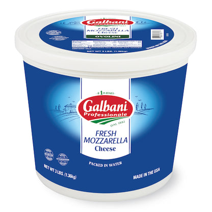 Galbani Ovolini Fresh Mozzarella, 2 x 3 lb Case - DOT product image 5