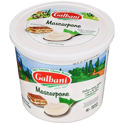 Galbani Mascarpone Cheese, 4 x 5 lb Case - Cheese & Dairy